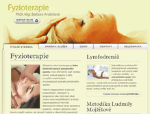 Tablet Screenshot of fyzioterapie.cz